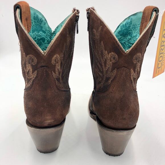 Corral Women's Embroidered Western Fashion Booties - Pointed Toe Size 9 M - Picture 5 of 11